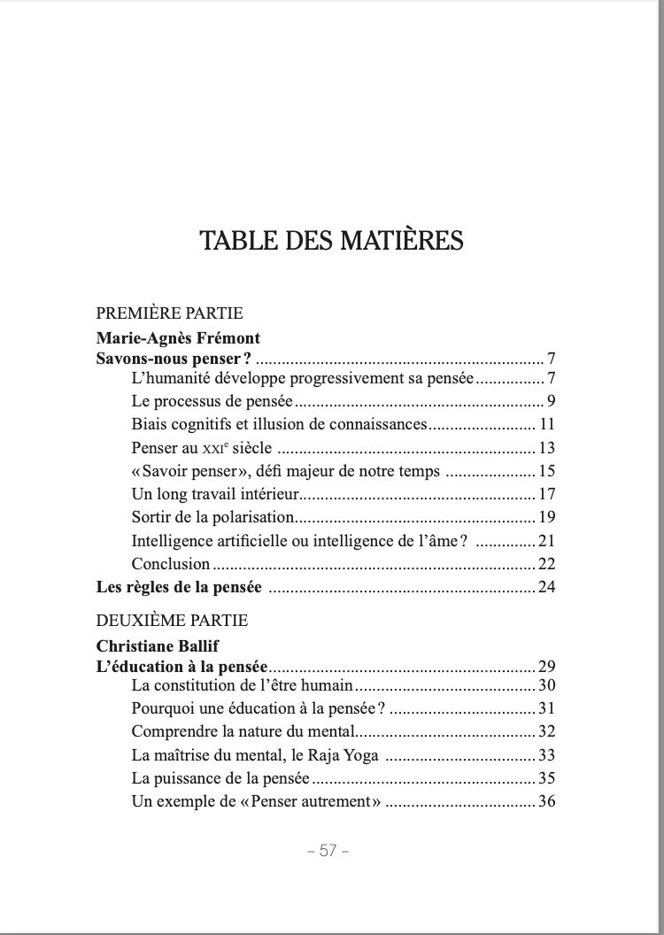 La Pensée - de penser savoir à savoir penser – Image 2